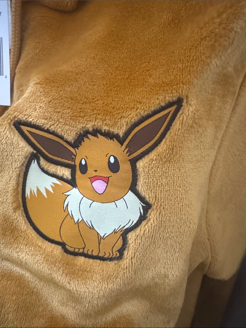 Pokemon Eevee Cosplay Hoodie - Mustard Yellow - Picture 3 of 7